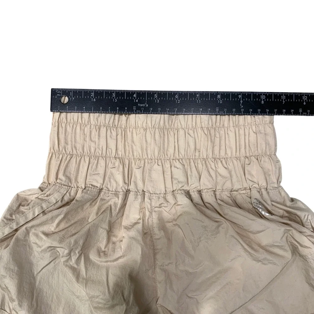 Free People Movement‎ The Way Home Shorts XS Beige Athletic Running Gym